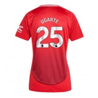 Dres Manchester United Manuel Ugarte #25 Domáci pre Ženy 2024-25 Krátky Rukáv